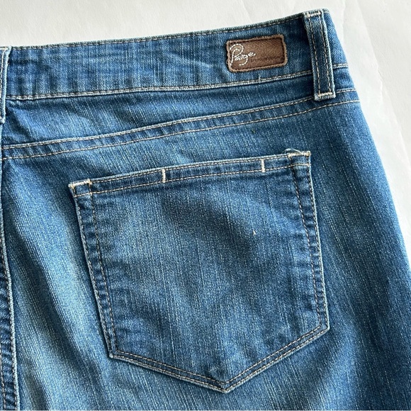 PAIGE Roxie Capri Women's Blue Jeans 31 Medium Wash - Picture 7 of 11